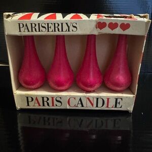 Pariserlys MCM Scandinavian design, teardrop or pear-shaped candles